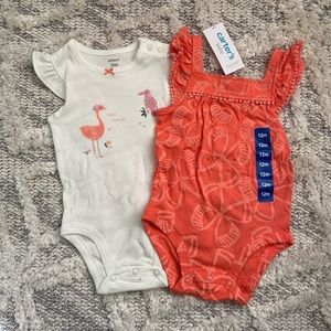 Carter’s Baby Two Piece Tank Top Bodysuits